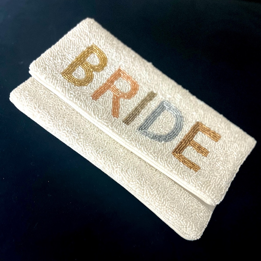 BRIDE Beaded Clutch Purse